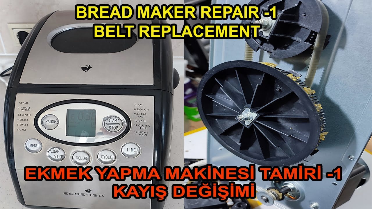 РЕМОНТ ХЛЕБОПЕЧЕНЬ -1 | Замена ремня.