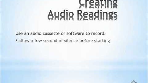 RFOC 101 7 2 Video: Audio Assisted Reading