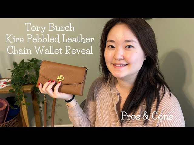 Tory Burch Kira Chevron Quilted Leather Wallet on a Chain