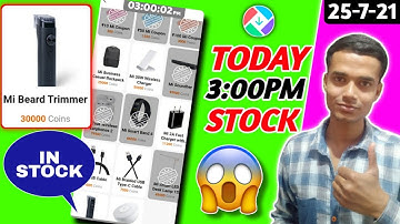 #GetApps 3:00pm Stock (25-7-21) Mi Beard Trimmer In Stock😍😱