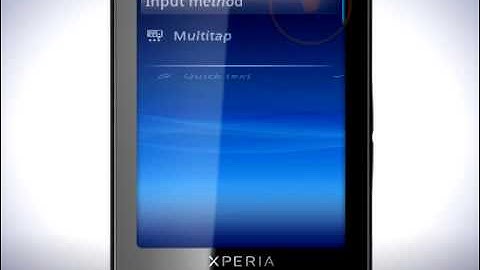 Xperia™ X10 mini on screen keyboard