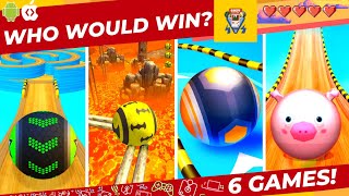 Who Would Win? Going Balls vs Rollance vs Action Balls vs Fast Ball Jump (6 GAMES!)
