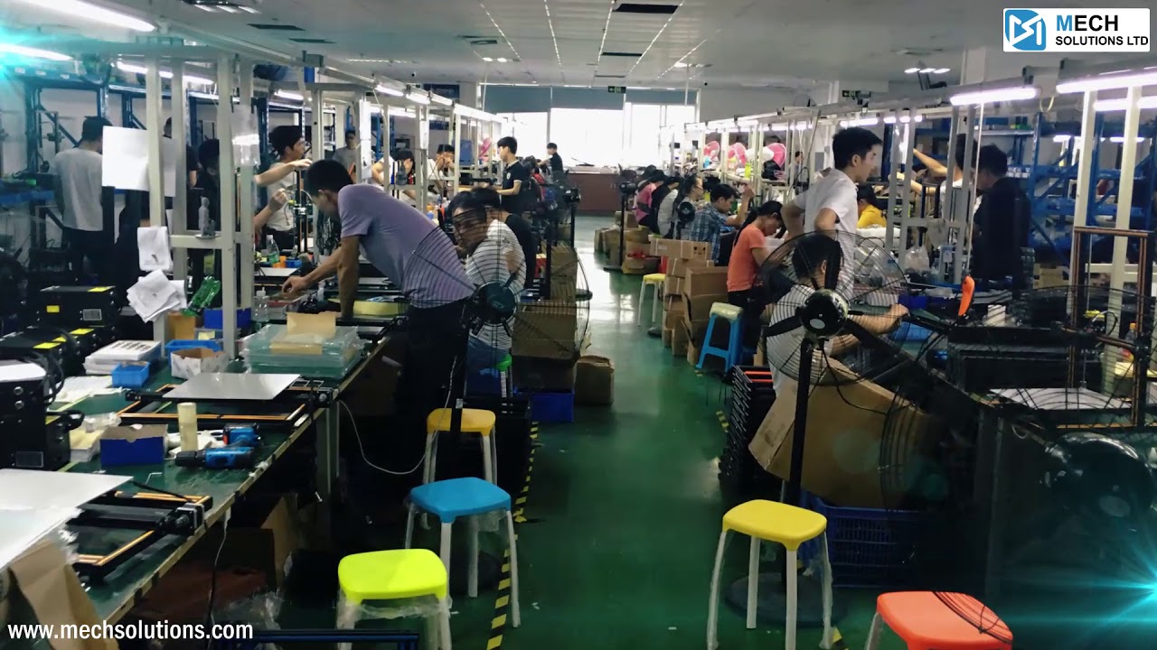 Creality 3D Printer Factory - YouTube