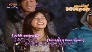 [Vietsub] SNSD-Im Yoona dances ' Gee' and ' 10 minutes' - Family outing ss1 ep 36.