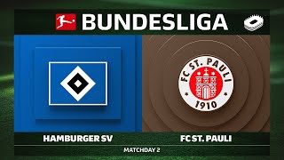 GYVAS Hamburgas SV vs. FC St. Pauli | 2-oji diena - Bundesliga 2025/26