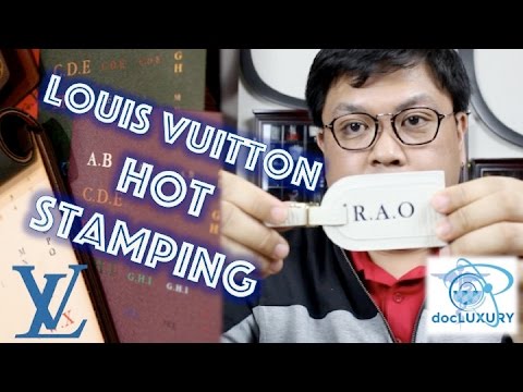 In LVoe with Louis Vuitton: My first hot stamping -- Louis Vuitton