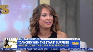 Ginger Zee Reveal for DWTS Season 22 on GMA