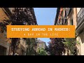 STUDY ABROAD VLOG | A Day in the Life in Madrid, Spain