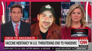Brad Paisley Discusses New COVID Vaccine PSA on CNN's New Day