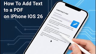 How To Add Text to a PDF on iPhone (iOS 26) | Mobile Text & @RahishmobileAdda