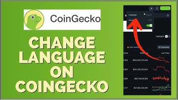 How to Change Display Language on CoinGecko Account 2024?