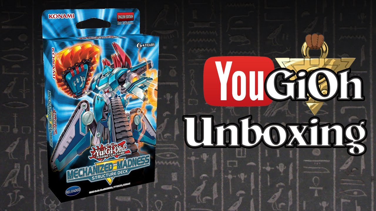 YuGiOh Mechanized Madness Structure Deck Unboxing YuGiOh Mechanized Madness Structure Deck Unboxing