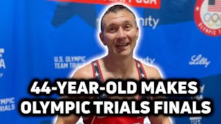 Aliaksandr Kikiniou Makes Olympic Trials Finals At 44 Years Old