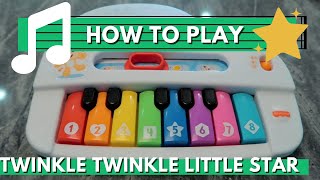 How To Play "Twinkle Twinkle Little Star" on a Toy Piano - Quick & Easy screenshot 2