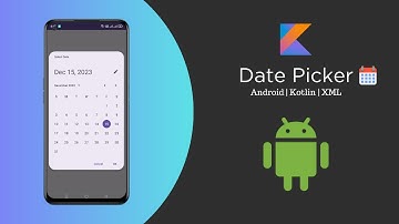 Date Picker using Kotlin in Android Studio (2023) | Android Date Picker Dialog Example