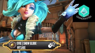 36 Kills Evie : The New UBERSPAYDY of Snow Globe ? (Mysare) Paladins Grandmaster