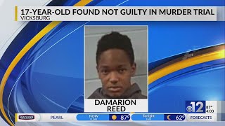 17-year-old found not guilty in Vicksburg murder trial