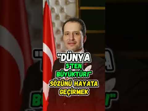 ''Dünya 5'ten büyüktür!''