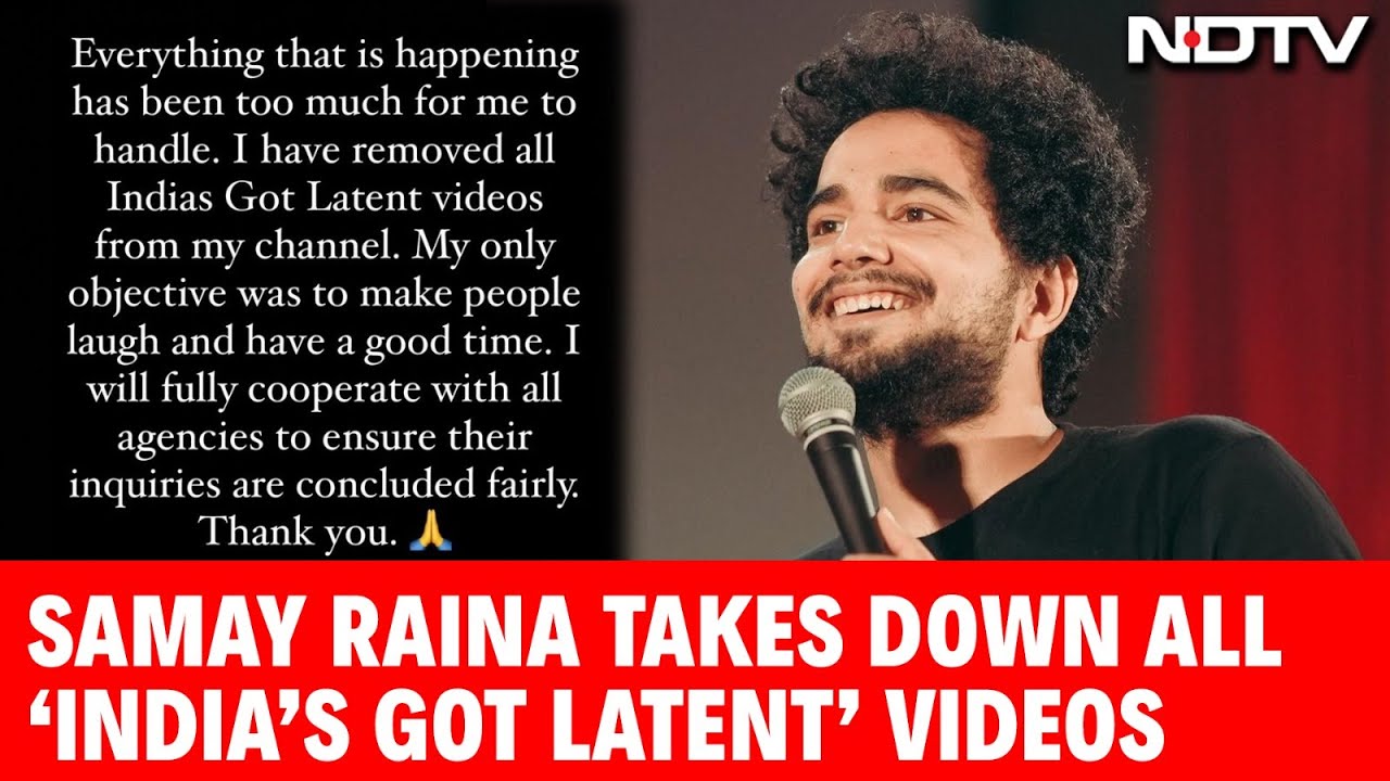 Samay Raina News | Comedian Deletes All 'India's Got Latent' Videos Amid Ranveer Alla