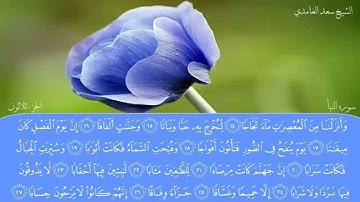 سورة النبأ الشيخ سعد الغامدي HD