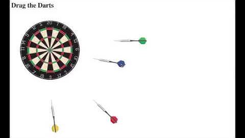 Dartboard Draggable jQuery Example