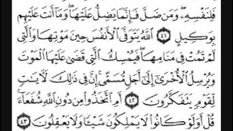 سورة الزمر [ من الآية 32 إلى 56 ] بصوت الشيخ فارس عباد
