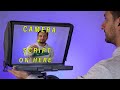 Ultimate Teleprompter Setup Idea for Alone Youtubers - 2 in 1 Teleprompter Setup