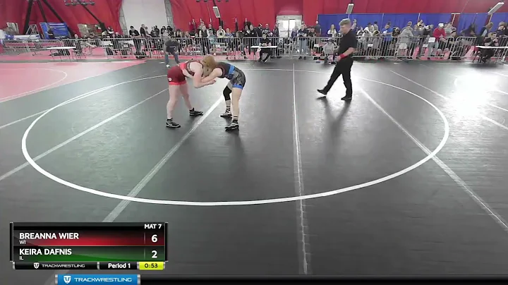 138-152 Lbs Round 1 - Breanna Wier, WI Vs Keira Da...