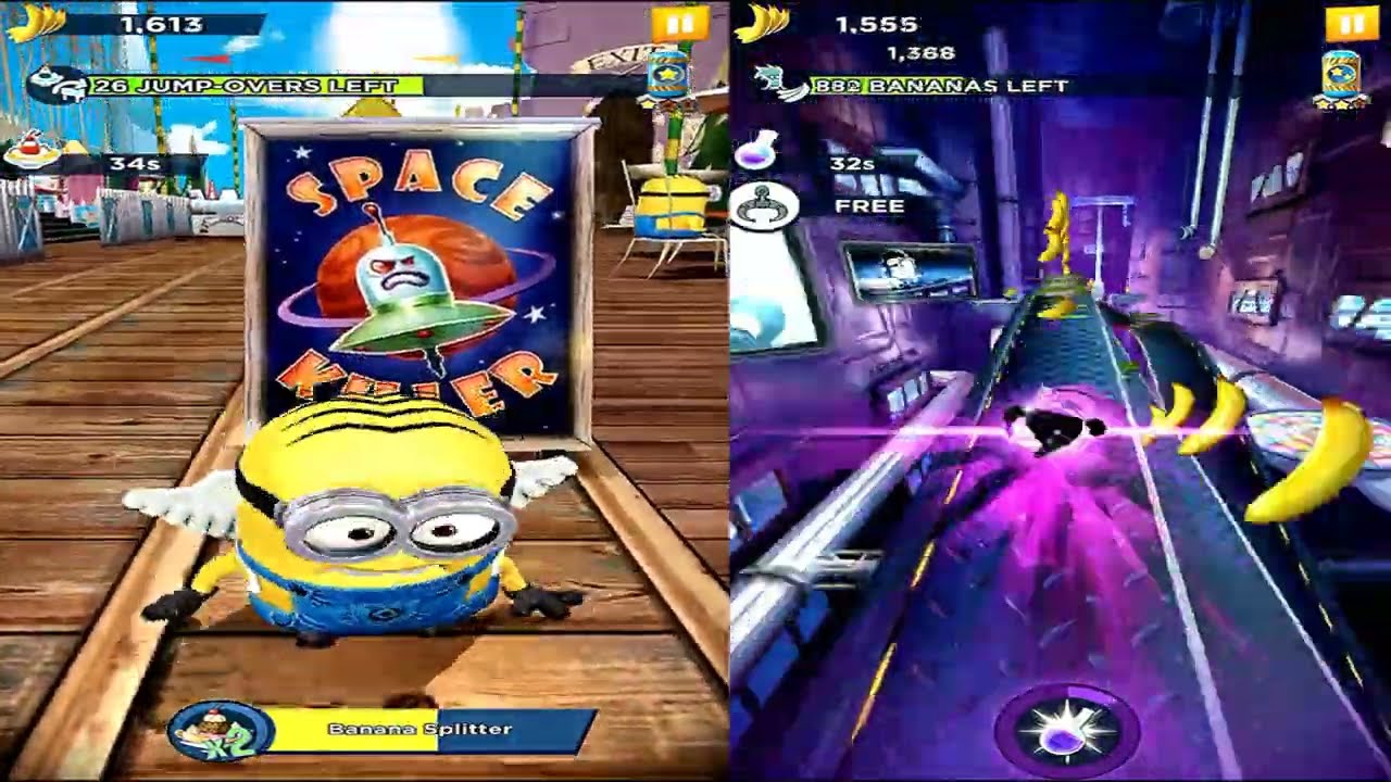 🚀Minion Rush Despicable Me🚀, Android Reverse Gameplay - (1-4 Rooms