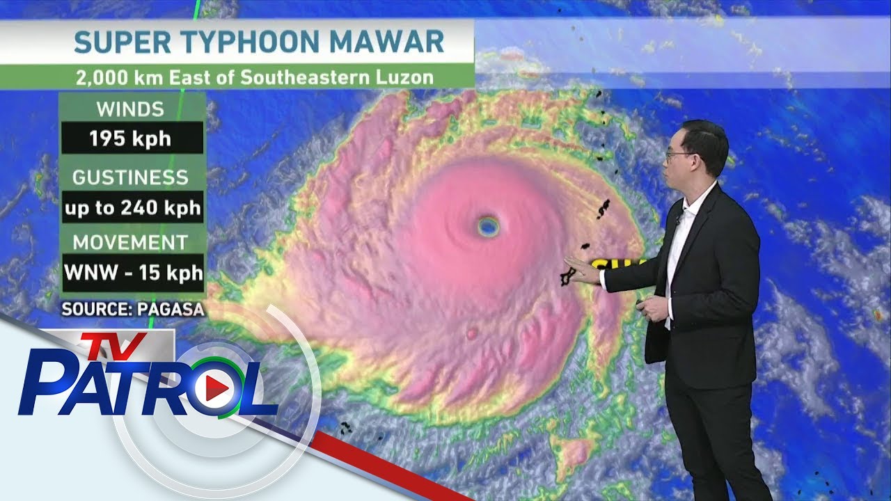 'Mawar' inaasahang mapapanatili ang super typhoon intensity | TV Patrol