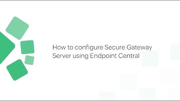 Configure Secure Gateway Server in Endpoint Central