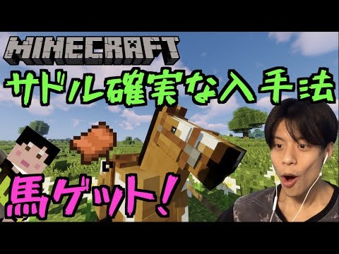 マインクラフト 馬ゲットするぜ てかこんなに速いの ウォークのマイクラ実況part12 ウォークラ Youtube