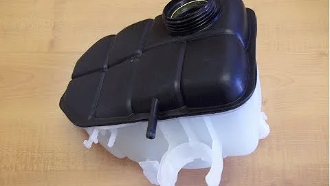 HOW TO FIX MERCEDES BENZ C240 COOLANT TANK REPLACE DIY