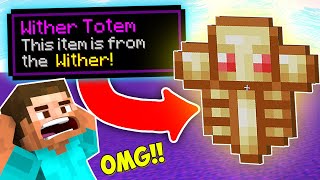 Minecraft, But There are NEW CUSTOM TOTEMS...