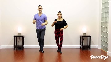 Salsa Body Movement - Basic Steps (Front/Back View) | TheDanceDojo.com