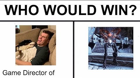 The Destiny 2 Game Director vs a Overload Minotaur