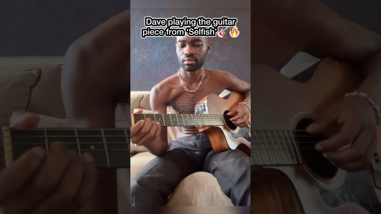 Dave playing the guitar piece from ‘Selfish’ 🔥🎸 