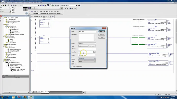 RSLogix 5000 Usage of the Motion UDT | Simple & Easy Guide For User-Defined Data