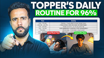 Ultimate Daily Routine of Toppers to Score 96%+ in Class 9 & 10 | Ashu Ghai