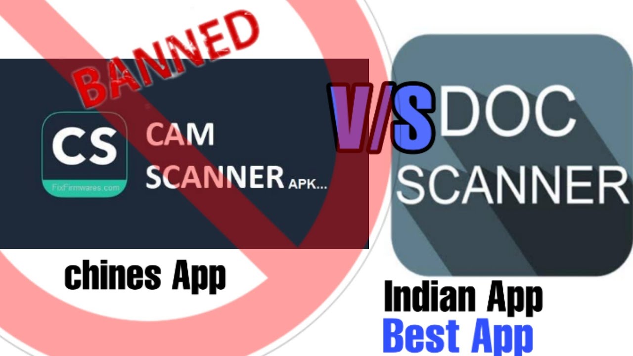 Cam scanner v/s Document scanner indiaindian document scanner App YouTube
