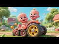 🚗🎶 Wheels Go Rocking, Baby’s Smiling | Nursery Rhymes &amp; Kids Songs 😊🌈