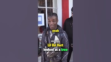 Lil Uzi Vert looked at a tree