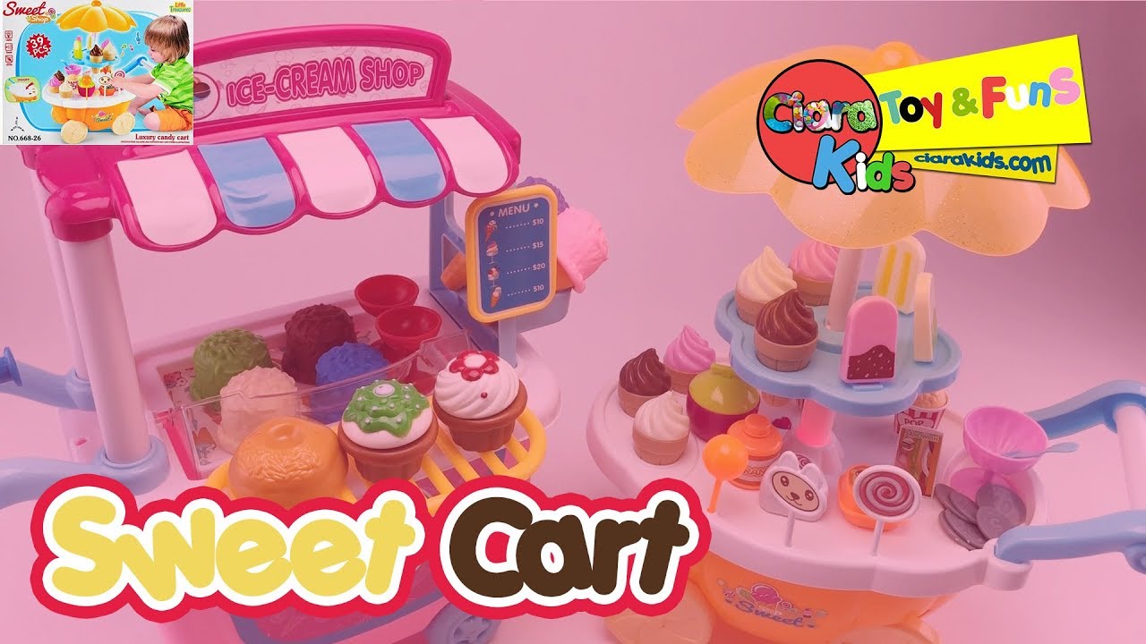 Yummy Sweet Cart Toy Set || Setup