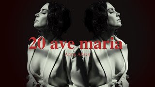 A + LYRICS | 20 Ave Mariaa - ABREU