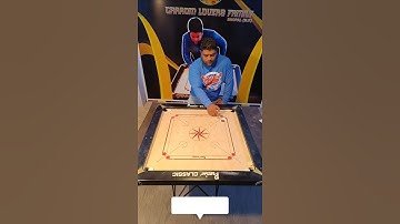 beautiful unique carrom shot carrom viral video carrom yaseen khan unique shot carrom tips #shorts