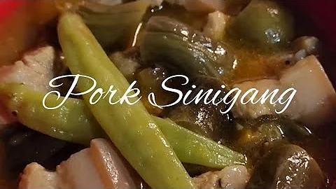 How to Cook PORK SINIGANG with TALONG | Using Knorr Sinigang Mix