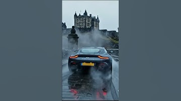 Aston Martin DB11 Highland Drift | Fog, Castles & British Elegance
