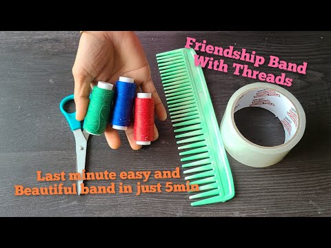 Diy Friendship Day Band ||How to make Friendship Band At Home | Easy Beginners Friendship Bracelets