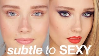 Subtle TO Sexy - One Girl, Two Makeup Looks