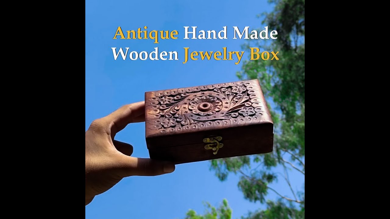 Antique Hand Made Wooden Box | By Mugart.pk